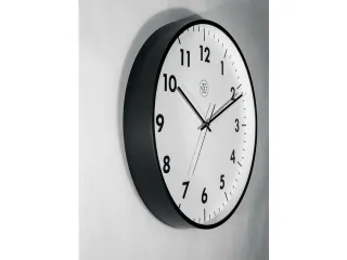 wandklok NXT STIL UURWERK 40cm kunststof wit zwarte cijfers - 6