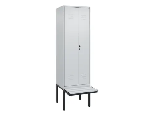locker voor scheiding van kleding,HxBxD 2120x600x815mm,2vak