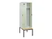 locker met bank,voor scheiding van kleding,HxBxD 2120x600x815mm,2vak