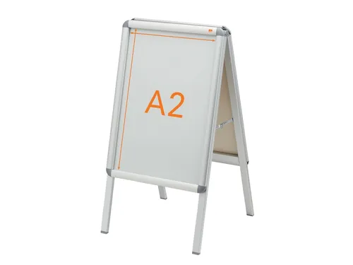 Stoepbord Nobo Essence A2 47,5x89cm met kliklijst