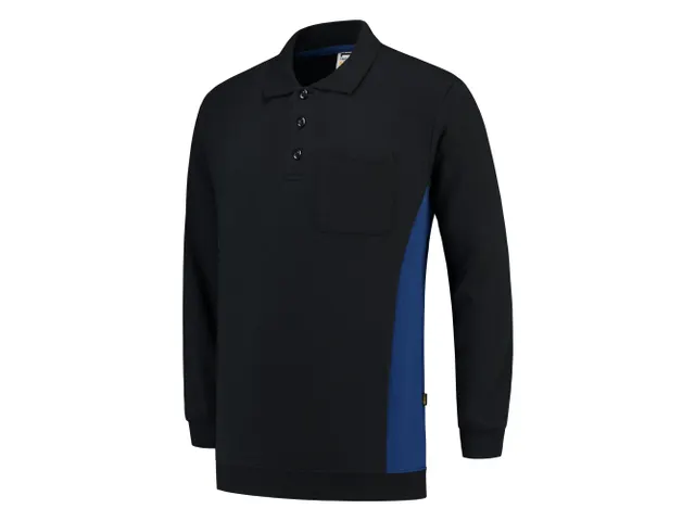 Tricorp TS2000 302001 Bicolor polosweater, marineblauw/korenblauw, maa