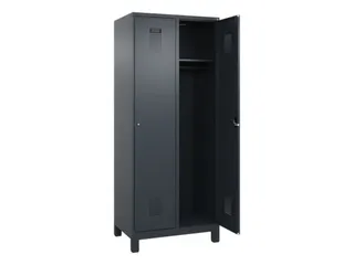 locker,HxBxD 1950x800x500mm,2vak,vak B 400mm,cil.-slot,voeten - 2