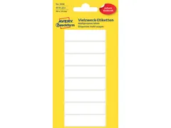 Etiket Avery Zweckform 3086 50x14mm wit 64 stuks