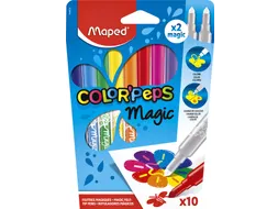 Viltstift Maped Color'Peps Magic set à 10 kleuren