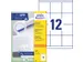 Etiquette Avery Zweckform 3661 70x67,7mm blanc 1200 pièces