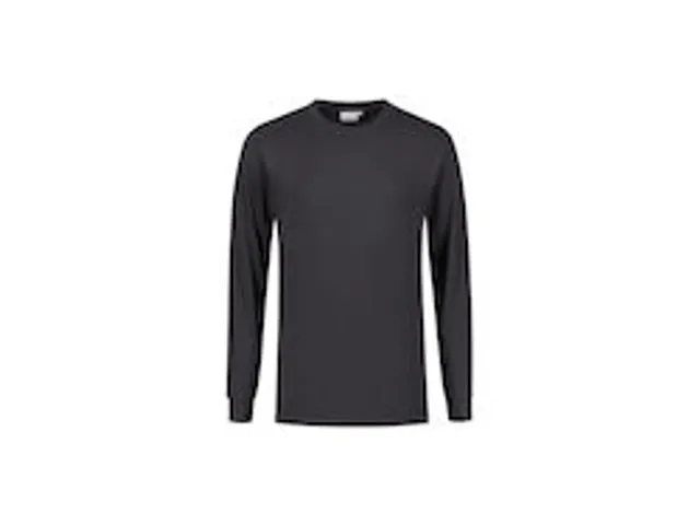 T-shirt James Houtskool 100% Katoen Lange Mouwen Maat M