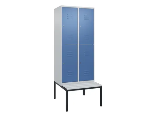 Dubbeldekse dekenkist,HxBxD 2120x800x815mm,2x2vak.,vak B 400mm