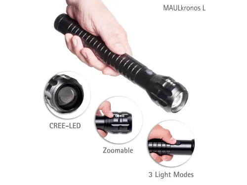 Zaklamp MAUL Kronos L LED 26cm lichtbereik 280m 8W