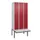 locker met bank,HxBxD 2120x900x815mm,3vak,vak B 300mm,draaigrendel