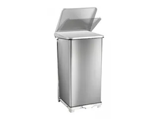Industriële pedaalemmer 90 Liter Mat RVS - 2