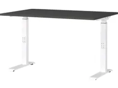 In hoogte verstelbaar bureau,HxBxD 680-910x1200x800mm,blad grafiet