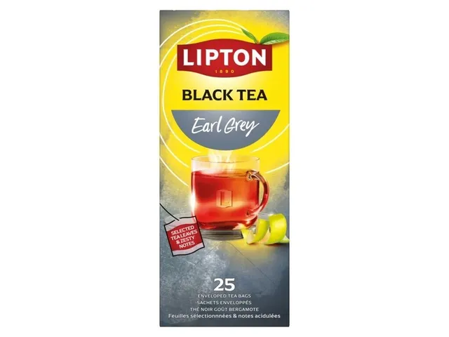 Thee Lipton Energise Earl Grey Met Envelop 25Stuks