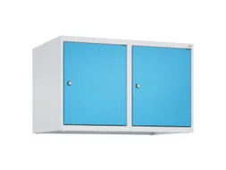 opzetkast,v. locker,2vak.,vak B 400mm,HxBxD 500x800x500mm,vleugeldeur