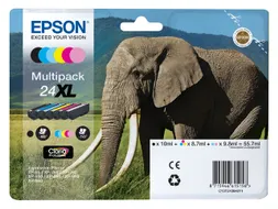 Epson T2438XL Inktcartridge Zwart & 5 Kleuren HC Set