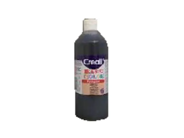 Plakkaatverf Creall basic zwart 500ml