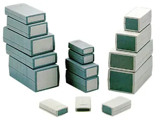 Behuizingen Van Gegoten Plastic - Donkergrijs 90x50x16mm - 1