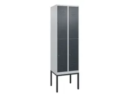 dubbeldekse locker,HxBxD 2120x600x500mm,2x2vak.,vak B 300mm