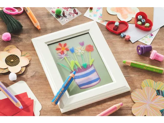 Kleurpotlood STABILO 882 woody 3-in-1 incl 4 slijpers 76 stuks assorti