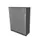 jaloeziedeurkast,HxBxD 1545x1200x445mm,3xhouten vloer,MS-donkergrijs