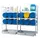 Aftapstelling 1320x630x2000mm M. Bak 150l 6 Vatensteunen 3 Roosters