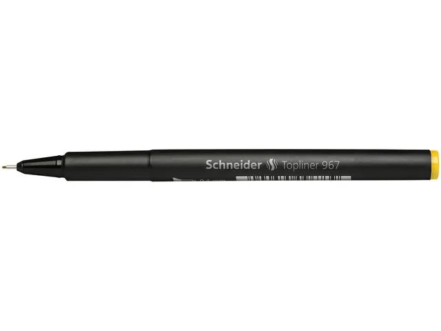 fineliner Schneider Topliner 967 0.4mm geel