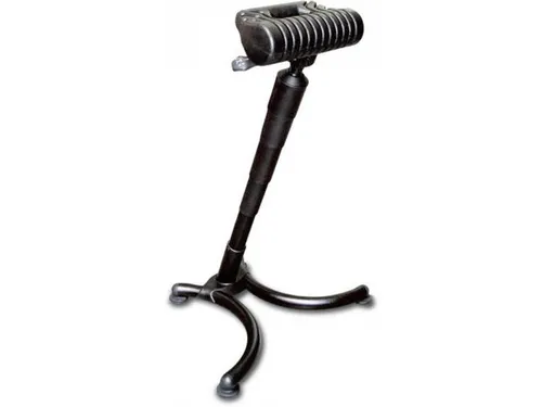 Stahulp Staalbuis H 670-900Mm Pu-Schuimzitting Zwart Schuine Zuil