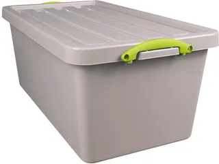 Recycled opbergdoos 82 Liter Grijs Stapelbaar - 1