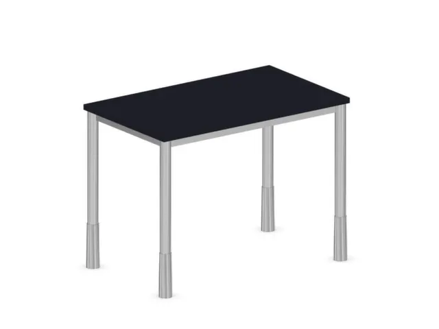 In hoogte verstelbaar bureau,HxBxD 720-840x1000x600mm,CC-zwart
