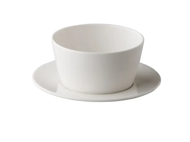 QFC Conische kom 11,5cm 400ml Off-white porselein set 24 stuks