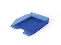 Brievenbakje Stapelbaar Basic A4 Transparant Blauw