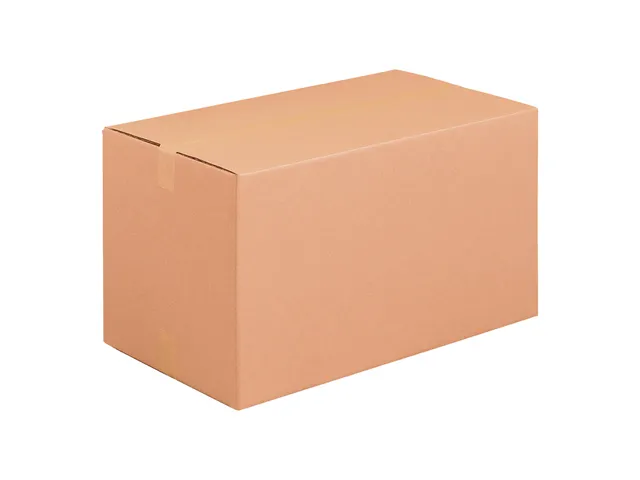 Boîte américaine pliable Simple cannelure B Brun 500x300x150mm 20pcs