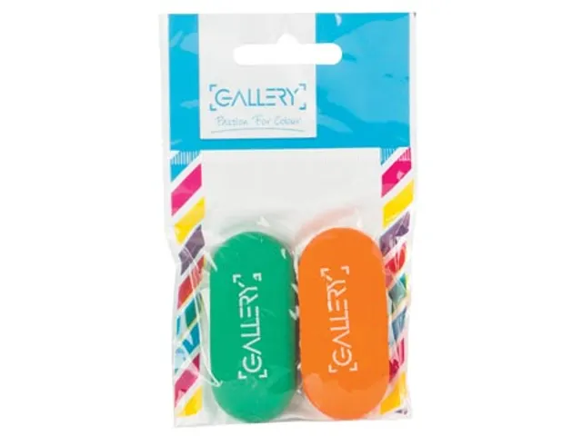 Gomme Passion For Colour Blister 2 couleurs assorties