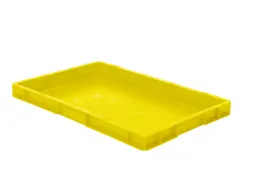 Euronorm-stapelbak 9.5l 50x600x400mm Wanden/bodem Gesloten Geel