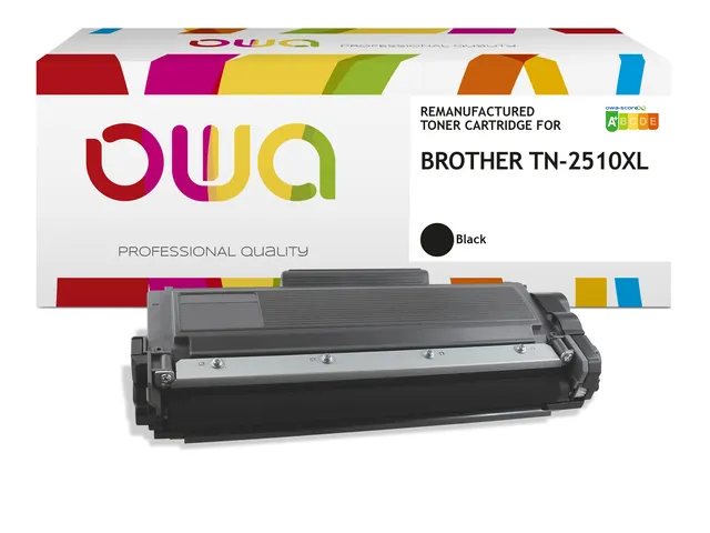 Cartouche toner OWA alternative pour Brother TN-2510XL noir