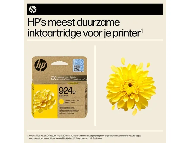Inktcartridge HP 4K0U9NE 924E Evomore geel