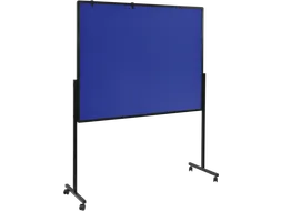 PREMIUM mobiel multiboard XL marineblauw prikbord 150x120cm