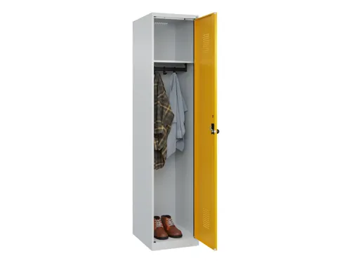 locker,HxBxD 1850x400x500mm,1vak,vak B 400mm,draaigrendel
