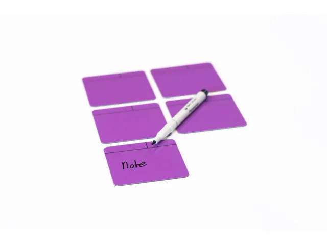 Carte magnétique Scrum 100x100mm Violet