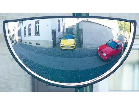 Horizonspiegel Kunststofglas Hxbxd 40X75X16Cm Met Houder