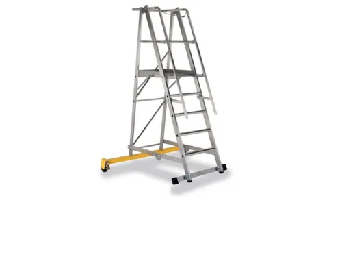 Platformladder Aluminium Bordes H X B X D 1300X 600X 630Mm 5Treden