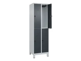 dubbeldekse locker,HxBxD 1950x600x500mm,2x2vak.,vak B 300mm - 2