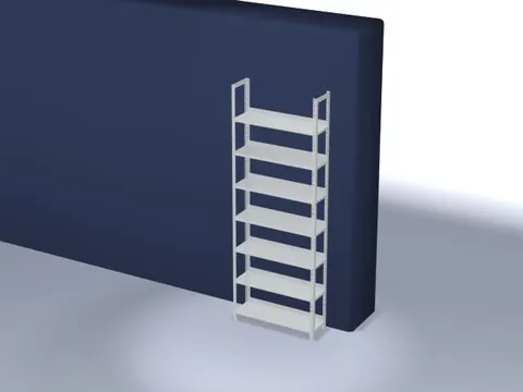 dossierstelling,grondveld,HxBxD 2550x1000x300mm,vaklast 60kg