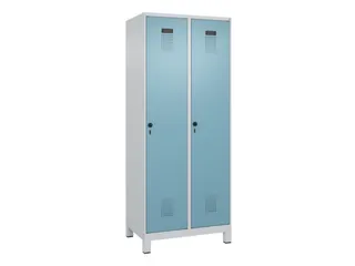 locker,HxBxD 1950x800x500mm,2vak,vak B 400mm,draaigrendel,voeten - 3