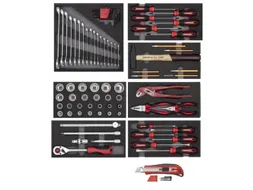 GEDORE RED R21010000 Gereedschapsset 8x CT modules + frees 81stuks