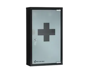 EHBO kast First Aid Only leeg 12x30x50 cm zwart - 2