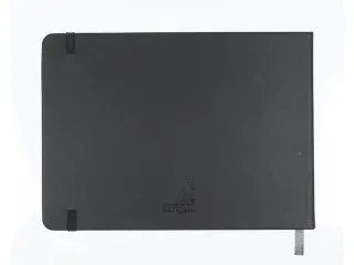 Schetsboek Kangaro A5 landscape cold grey PU HC 80 vel 140gr roomwit m - 6