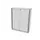 schuifdeurkast,HxBxD 1545x1200x445mm,Bl-wit