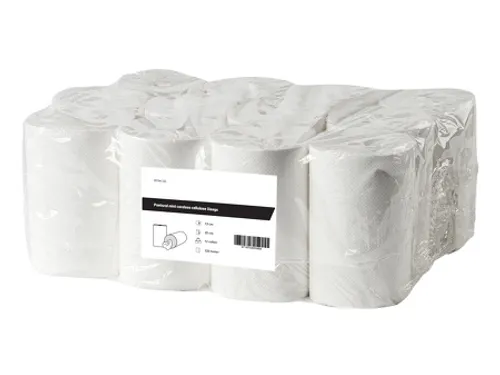 Poetsrol Mini Coreless Cellulose Wit 1-laags