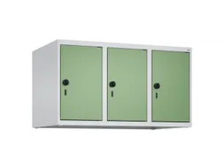 opzetkast,v. locker,3vak.,vak B 300mm,HxBxD 500x900x500mm,vleugeldeur