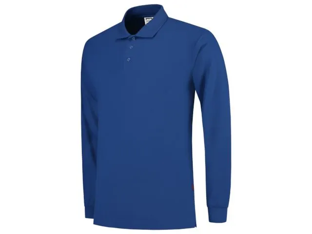 Poloshirt 201009 Korenblauw Lange Mouwen Maat ES
